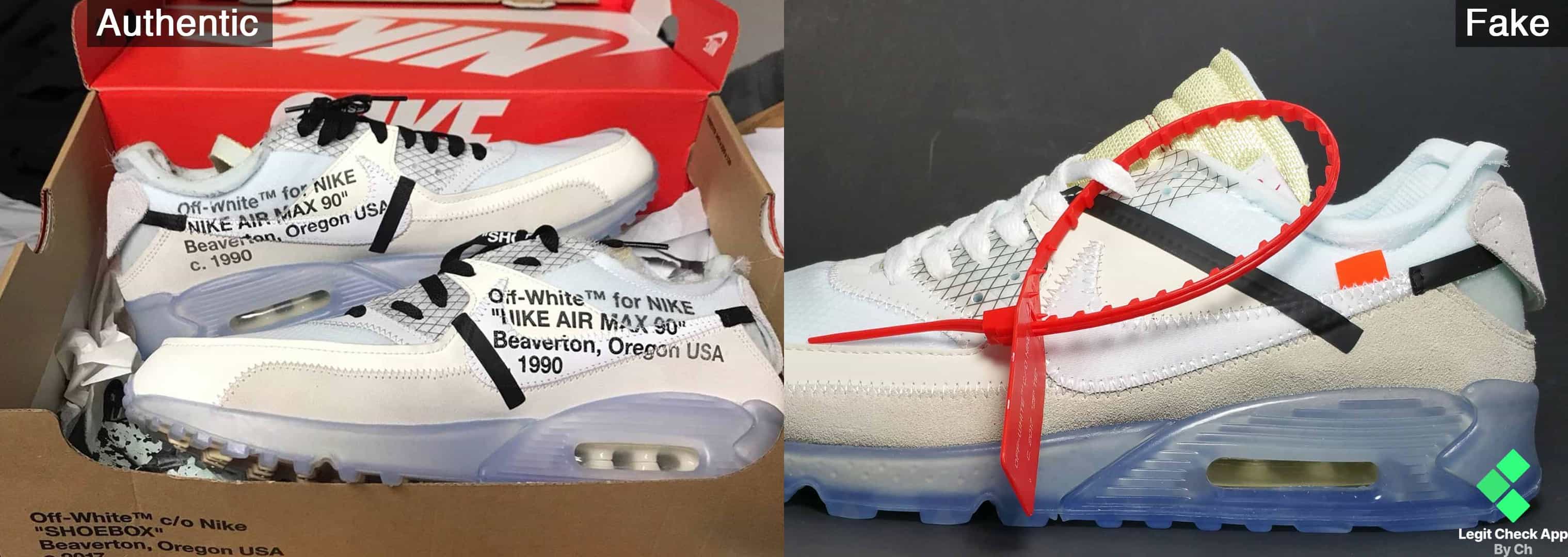 off white air max 90 og legit check