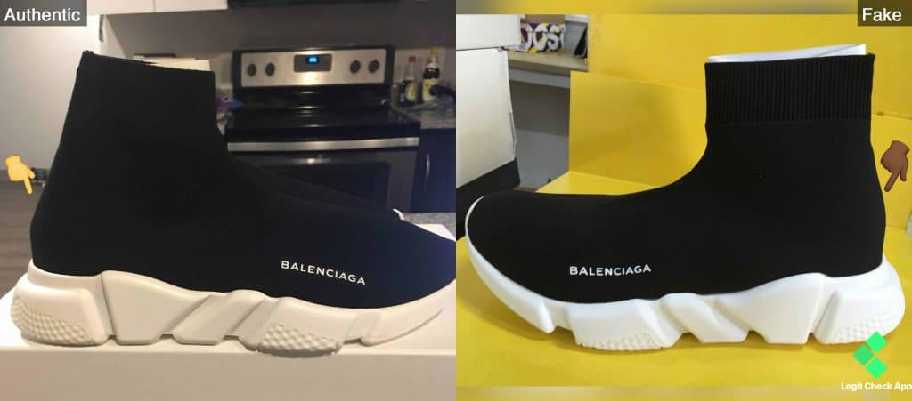 how to tell if balenciaga shoes are fake