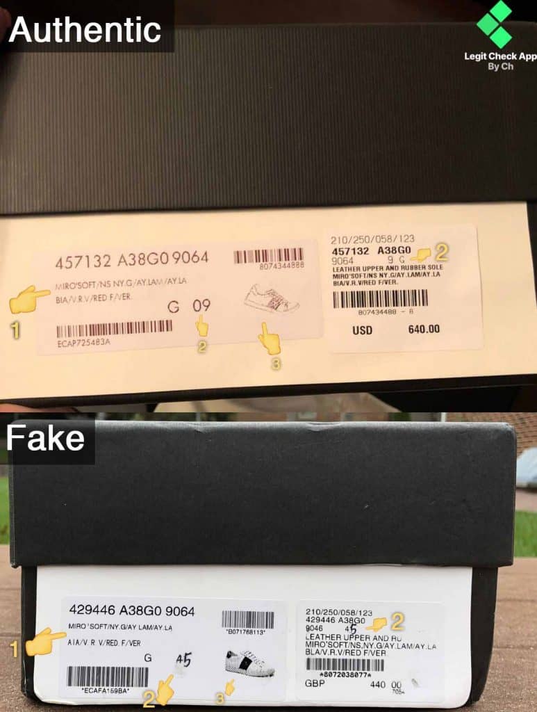 Gucci Ace Shoes Box Fake vs Legit