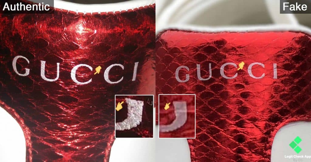 Gucci Ace Heel Text LC