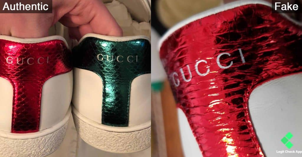 how to tell fake gucci ace