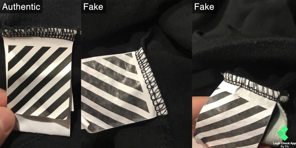 Off-White Wash Tag Material