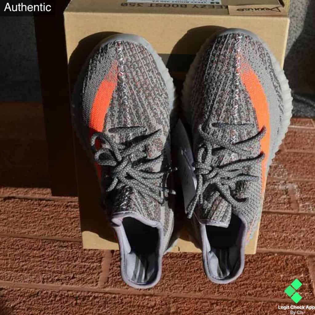 authentic yeezy 350 v2 lacing