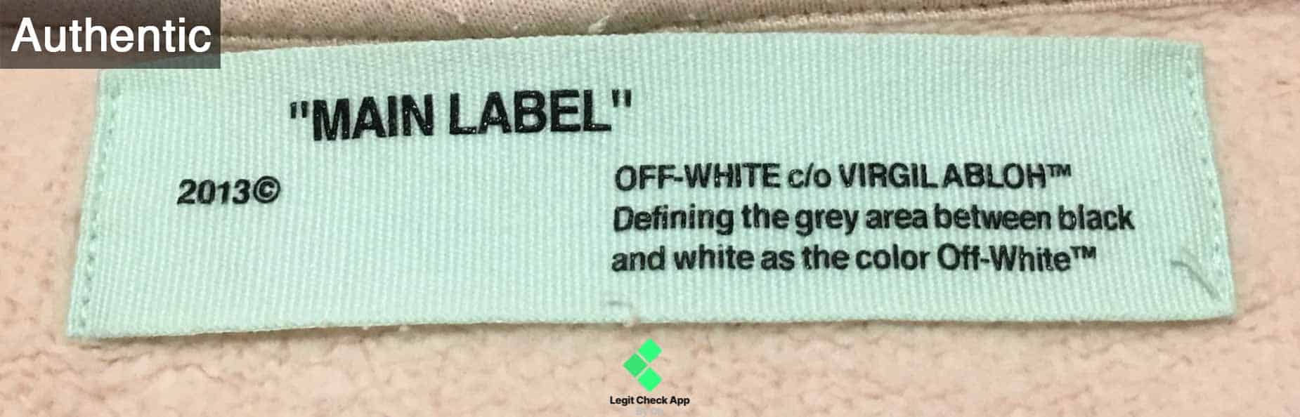 dannelse Kollega Selv tak How To Spot Fake Vs Real Off White Clothing (Works For Any Off White)