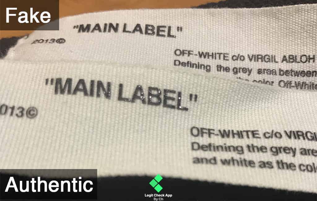 Off White Main Label Virgil Abloh Sweatshirt