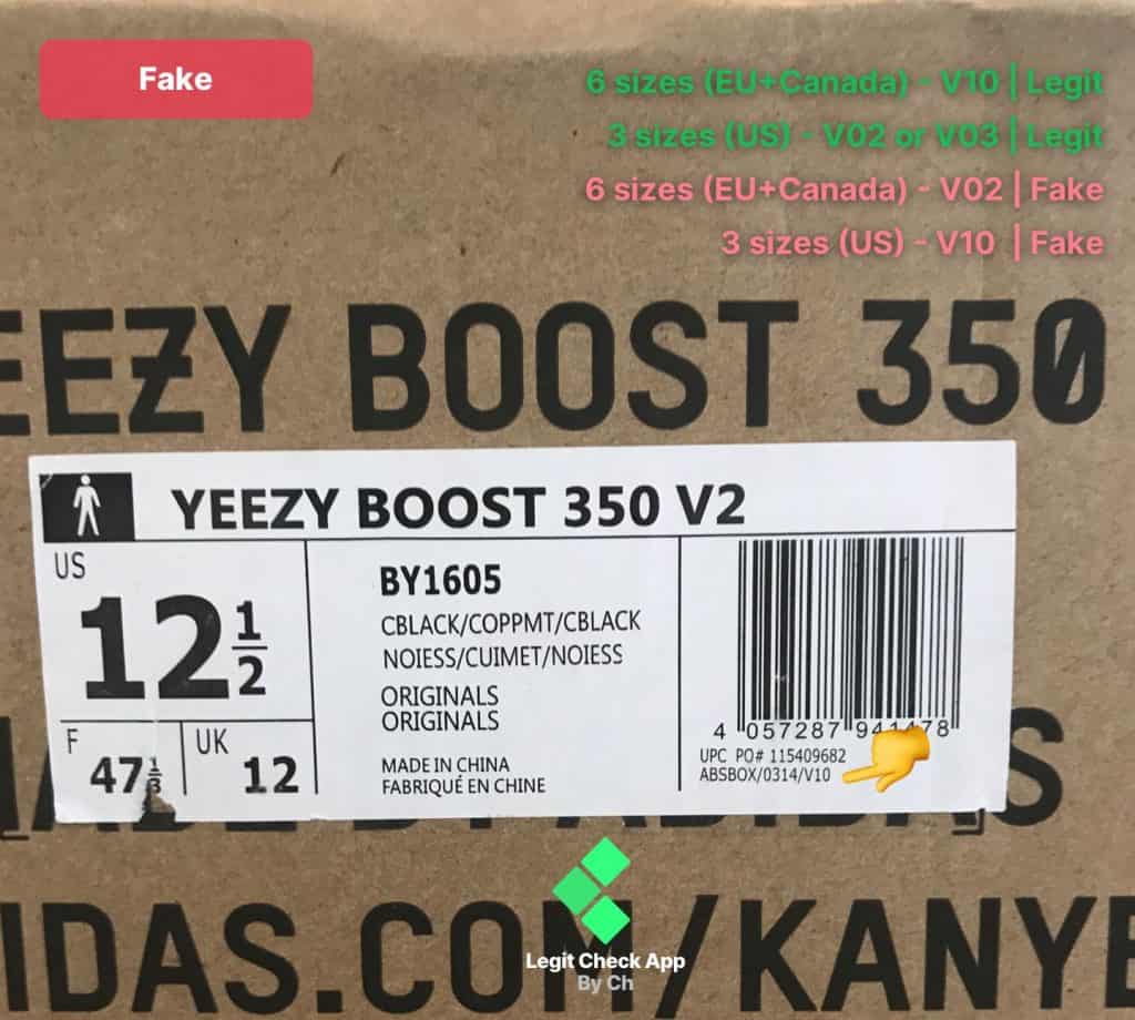 Yeezy Boost 350 V2 Fake Vs Real 