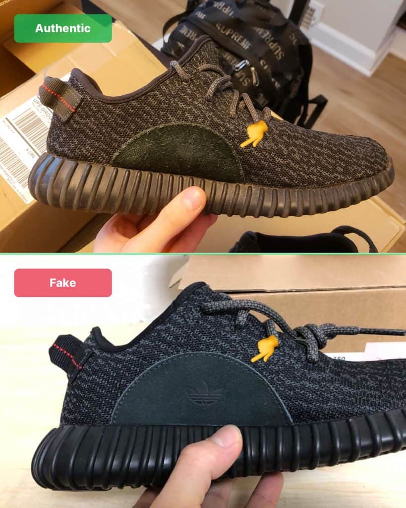 Suede patch pirate black Yeezy