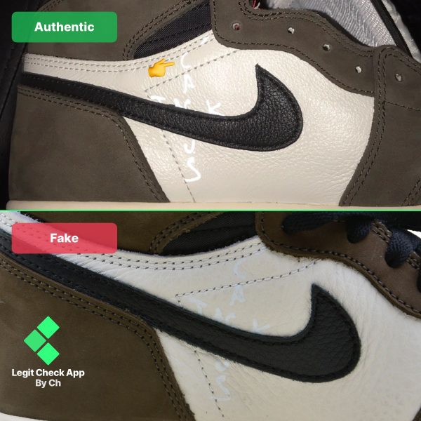 How To Spot Fake Travis Scott Air Jordan 1 High - Legit Check By Ch