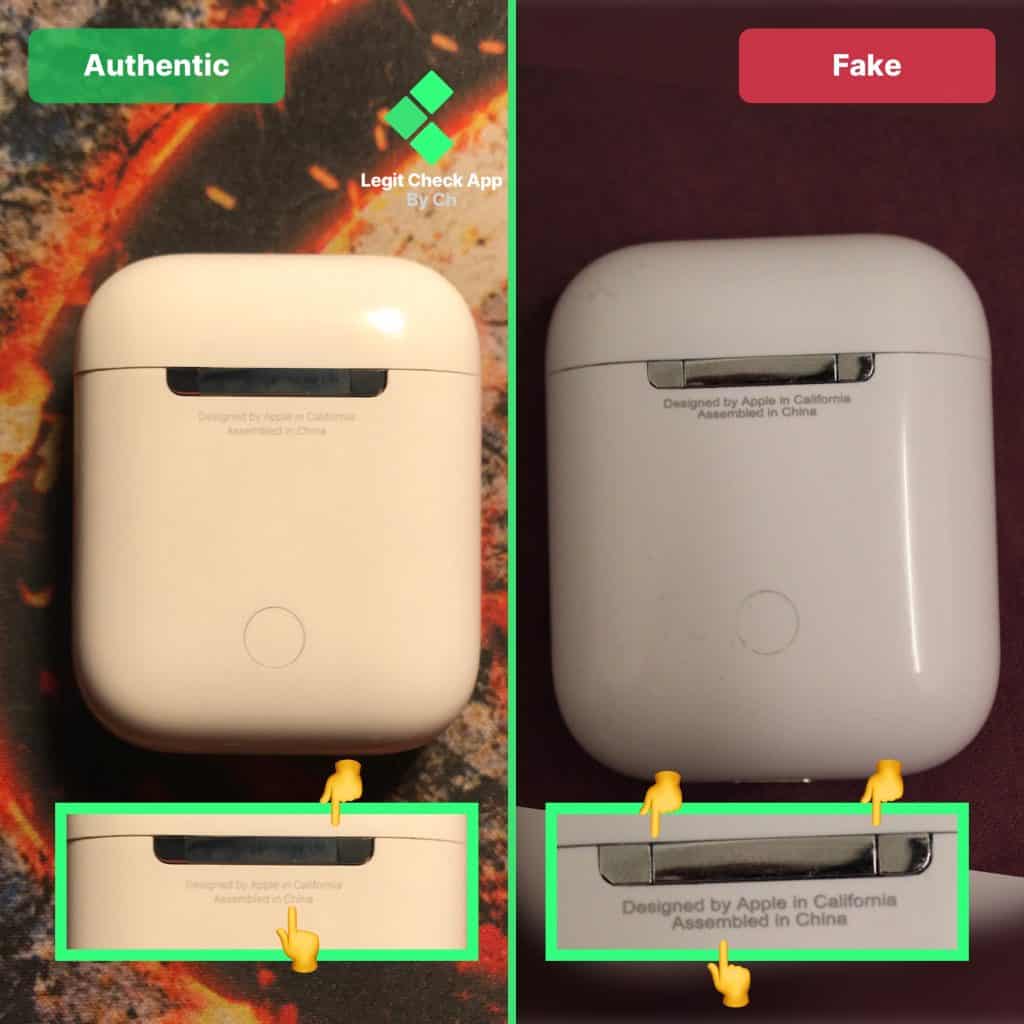 Replica AirPods vs real AirPods