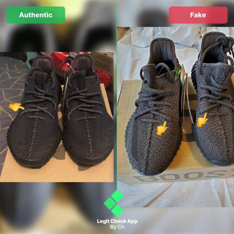 How To Spot Fake Yeezy Boost 350 V2 Black (2024)