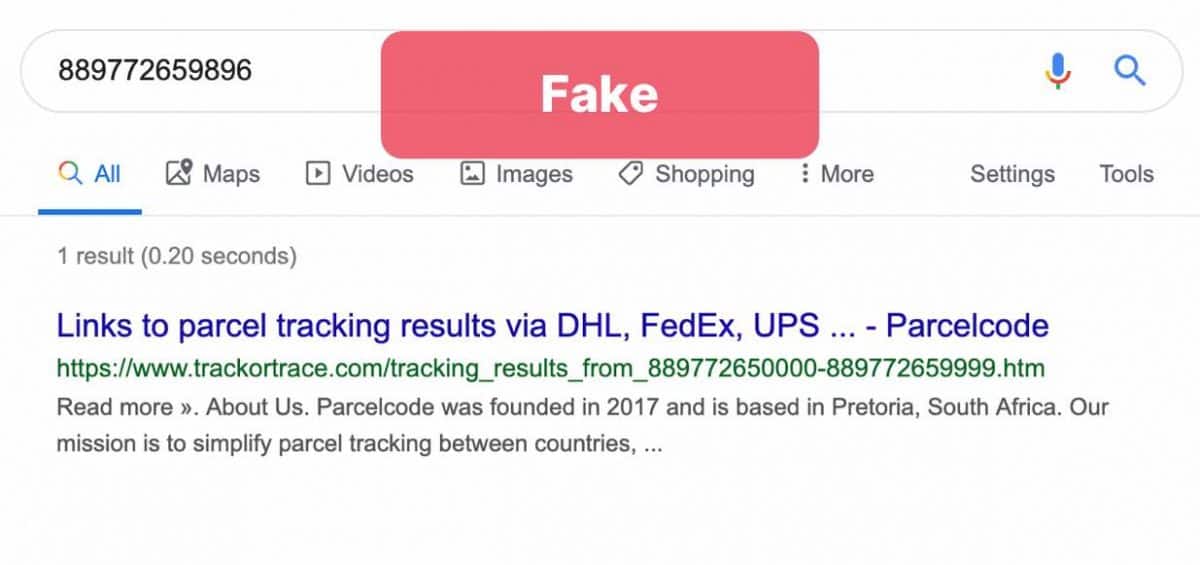 Fake Barcode scan results