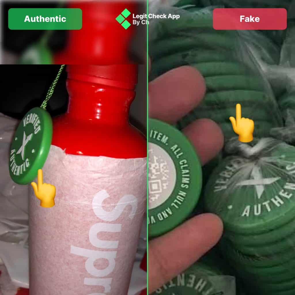 how to spot real vs fake stockx tags