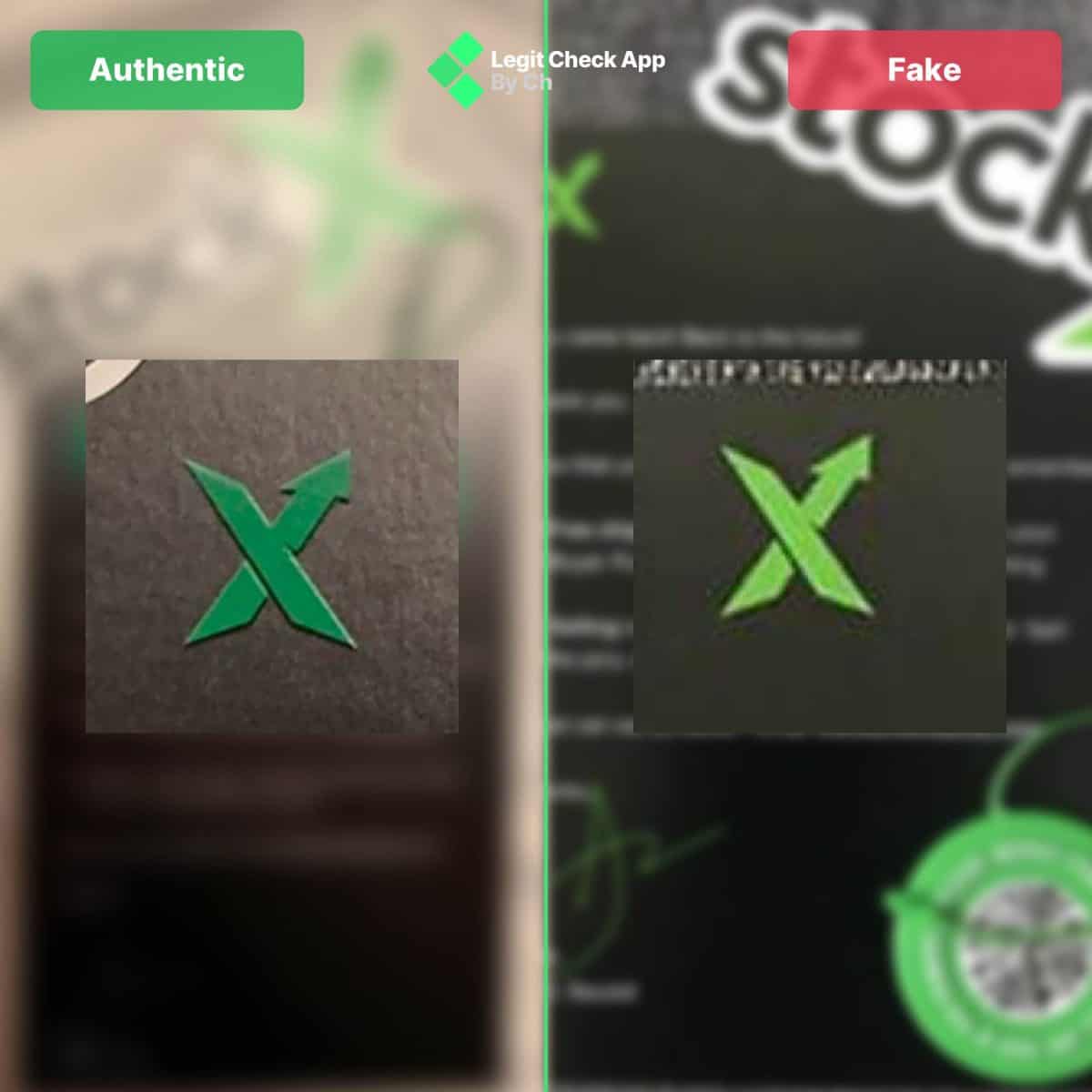 fake vs real stockx papers