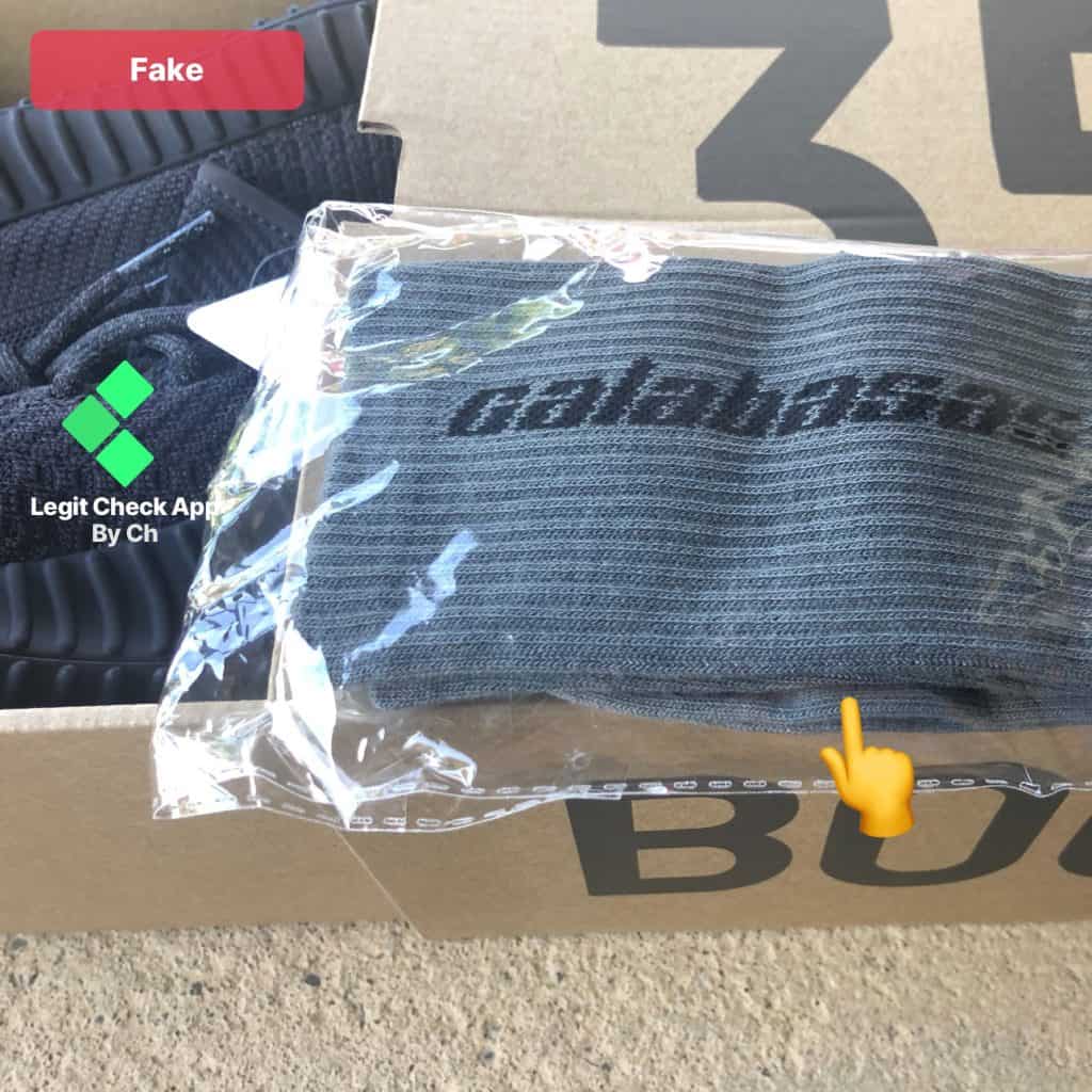Yeezy Boost 350 v2 Black - Calabasas Socks As A Gift