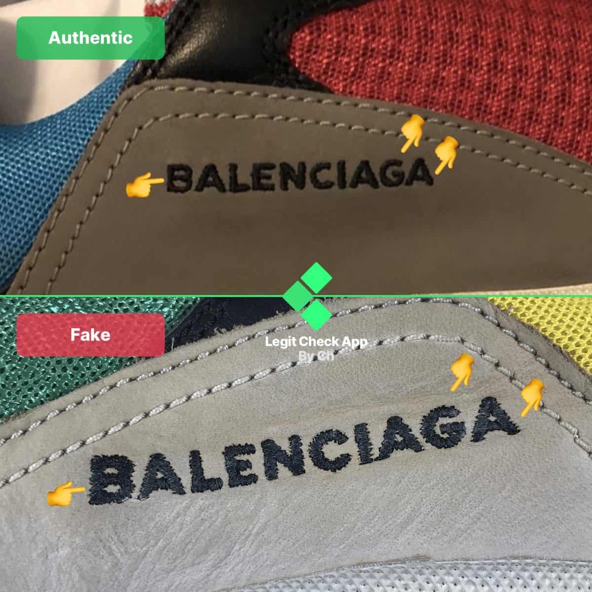 Are these Balenciaga Triple S s on legitimate or are they