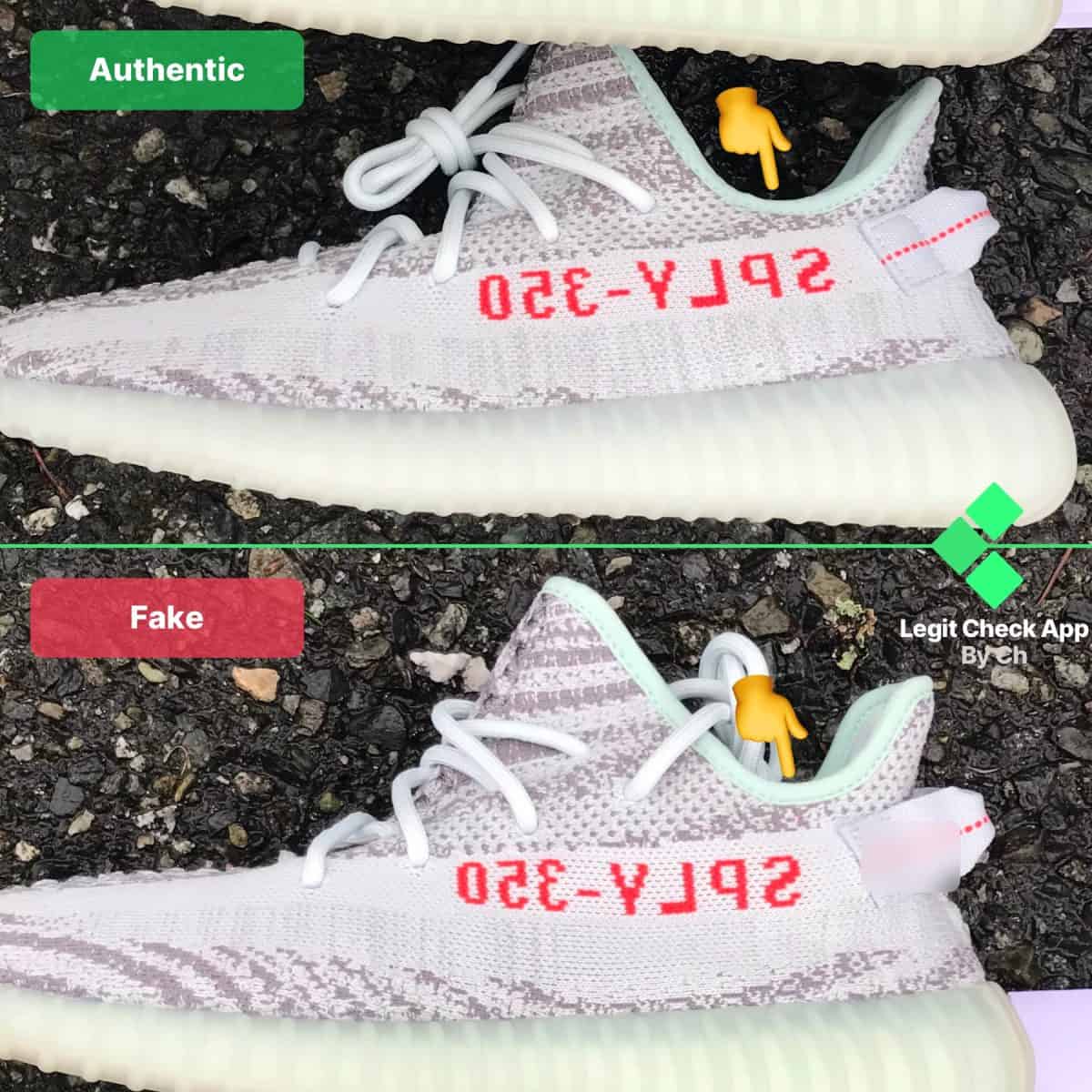 prosperity stamp However Real Vs Fake Yeezy Boost 350 V2 Blue Tint - How To Spot A Fake - Legit  Check By Ch