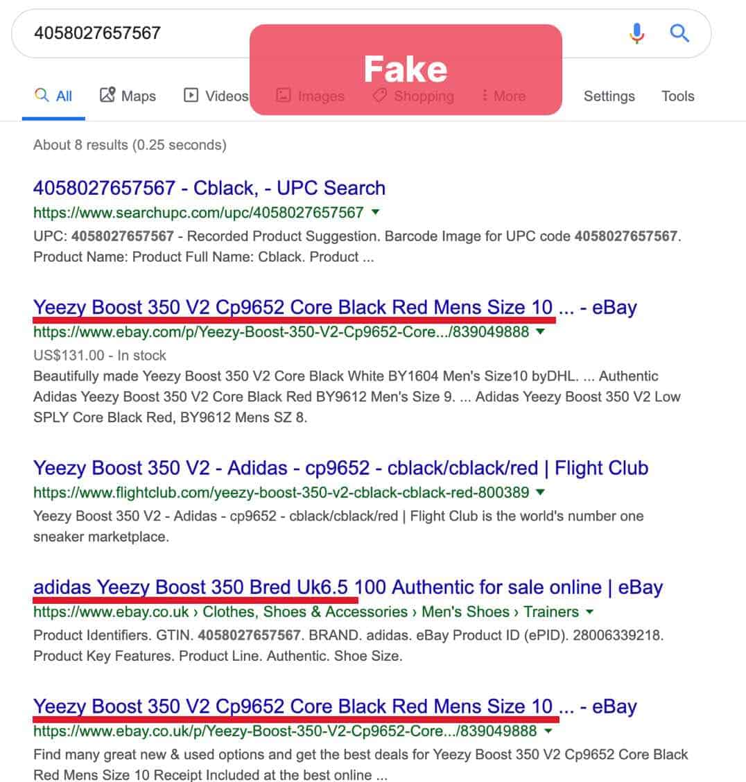 yeezy boost 350 ebay fake