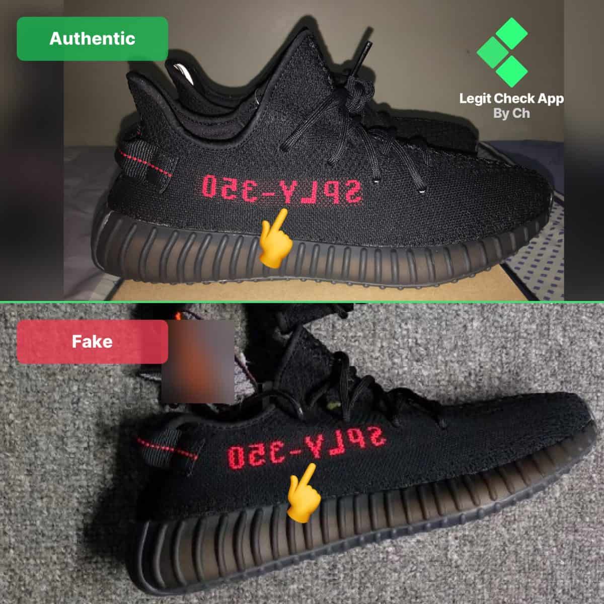 The Ultimate Real Vs Fake Yeezy Boost 350 V2 Bred (Black Red) Guide