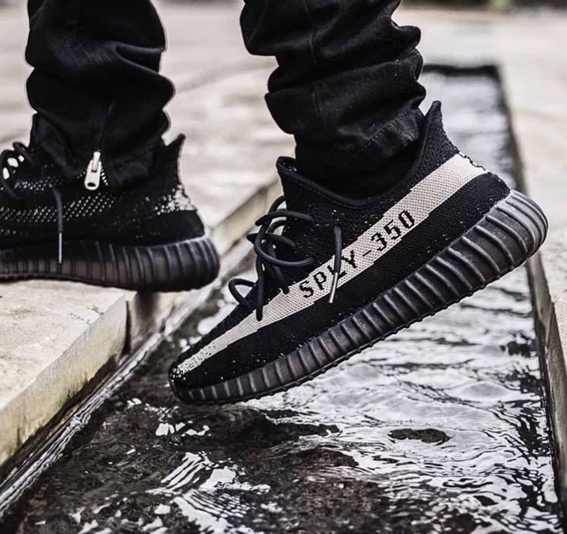 yeezy core black white