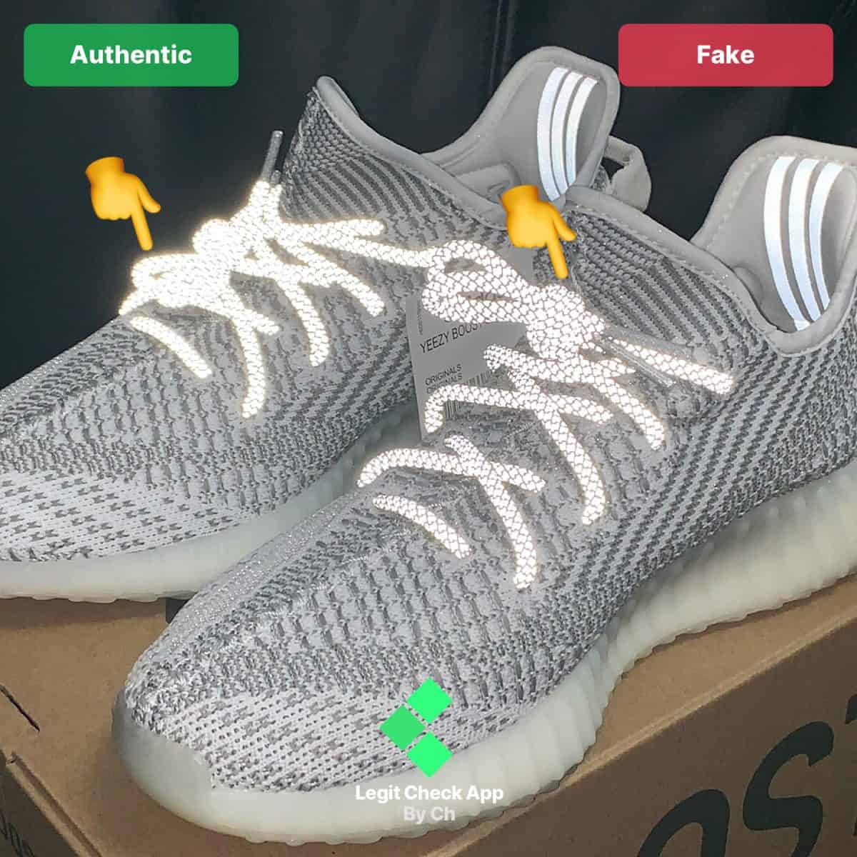 Yeezy Static Reflective 3M Laces Guide