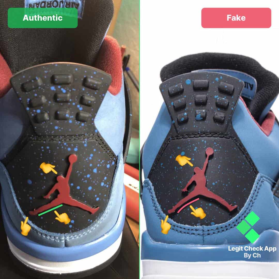 How To Spot Fake Travis Scott Air Jordan 4 - Legit Check By Ch