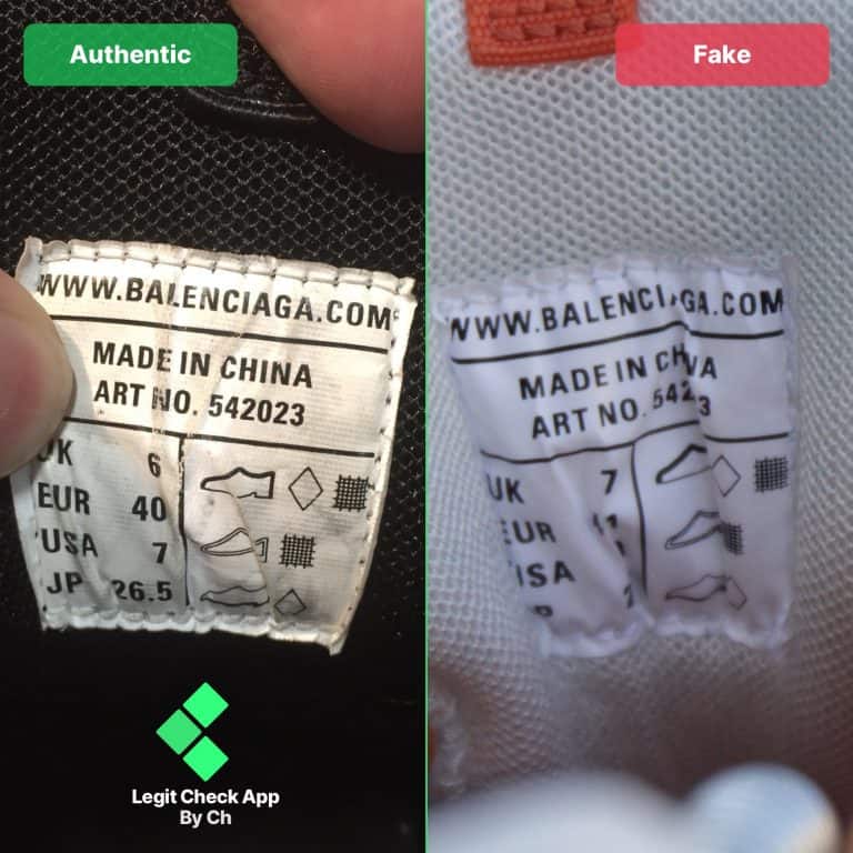 Fake Balenciaga Track VS Real: Legit Check Guide (2023) - Legit Check By Ch