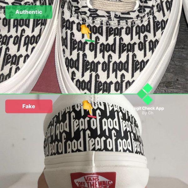 vans original vs fake shirt