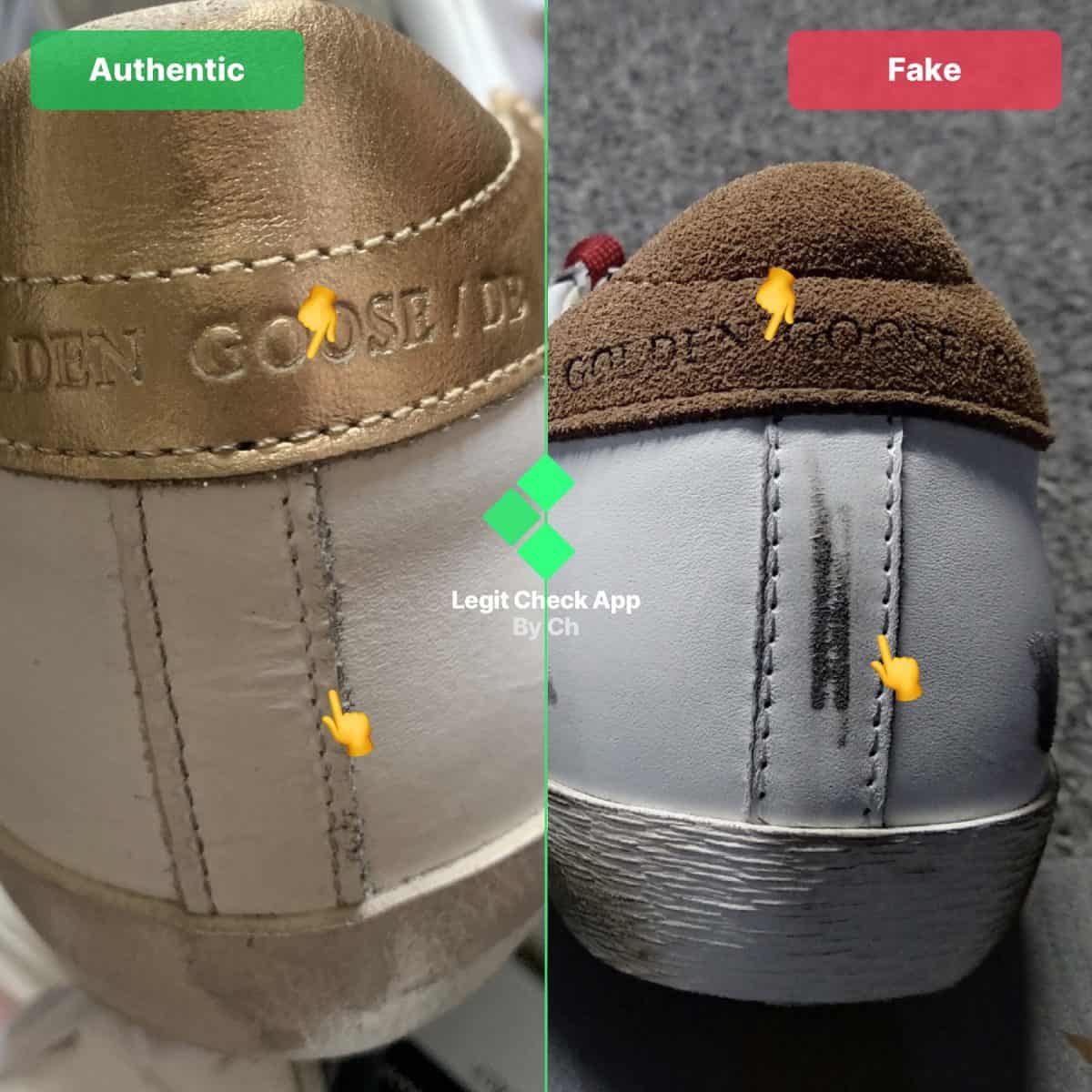 how to spot fake golden goose sneakers