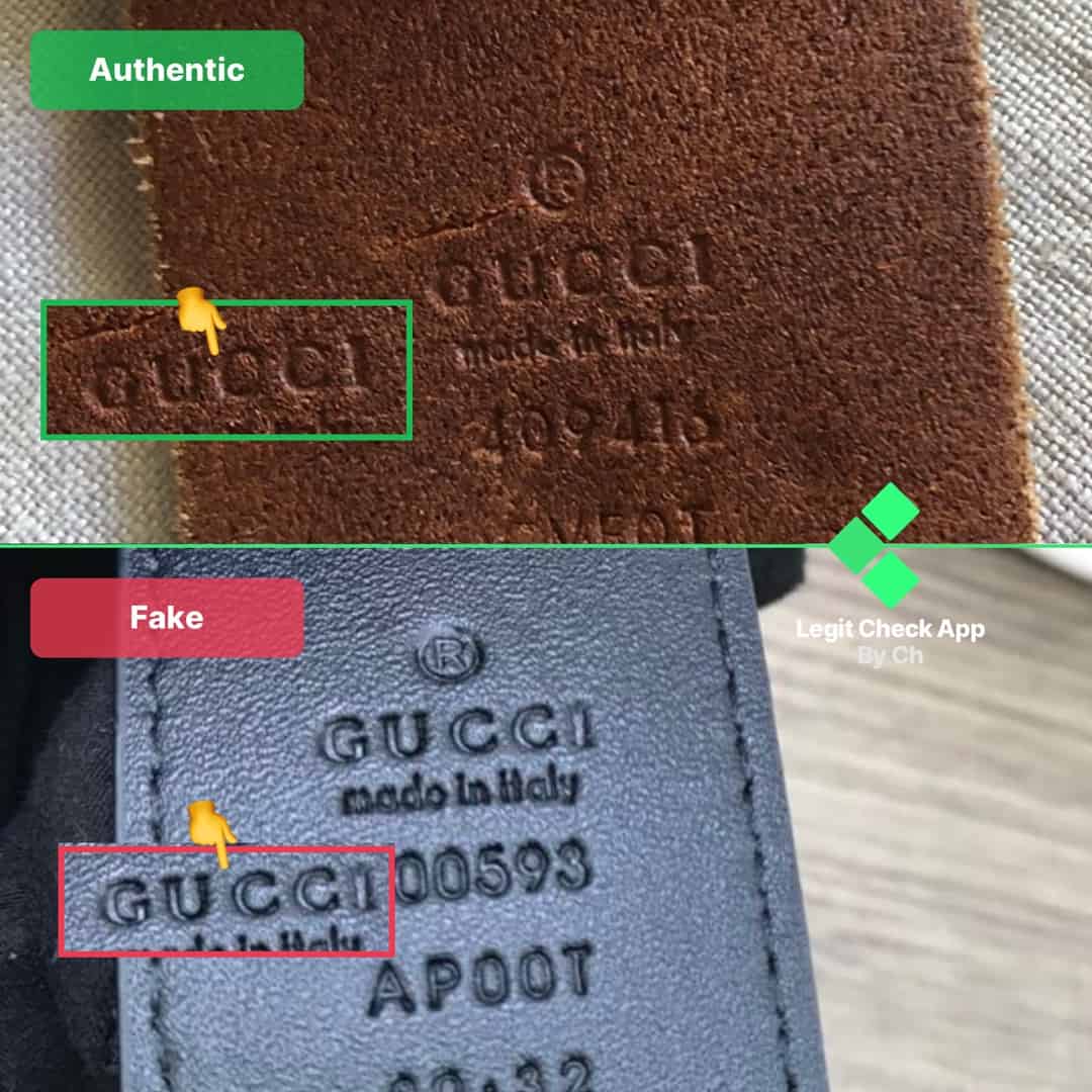 Gucci Belt Authenticity Check: REAL vs FAKE Guide - Legit Check By Ch