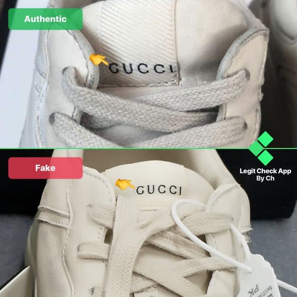 How To Spot Fake Gucci Rhyton Sneakers (2024) - Legit Check