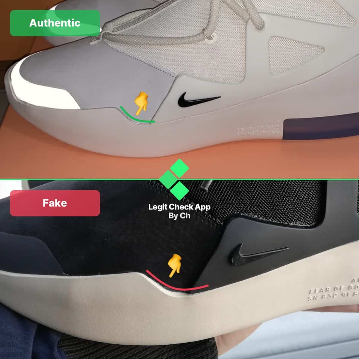 Nike FOG 1 Fake vs Real Guide