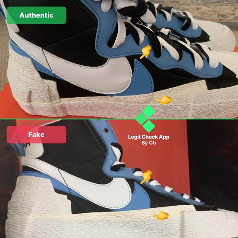 Nike x Sacai Blazer Real VS Fake: How To Spot Fakes