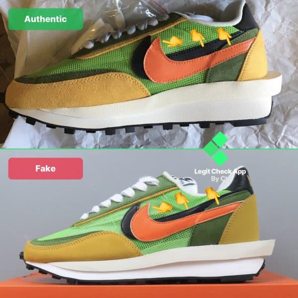 How To Spot Fake Nike Sacai Waffle - Legit Check By Ch