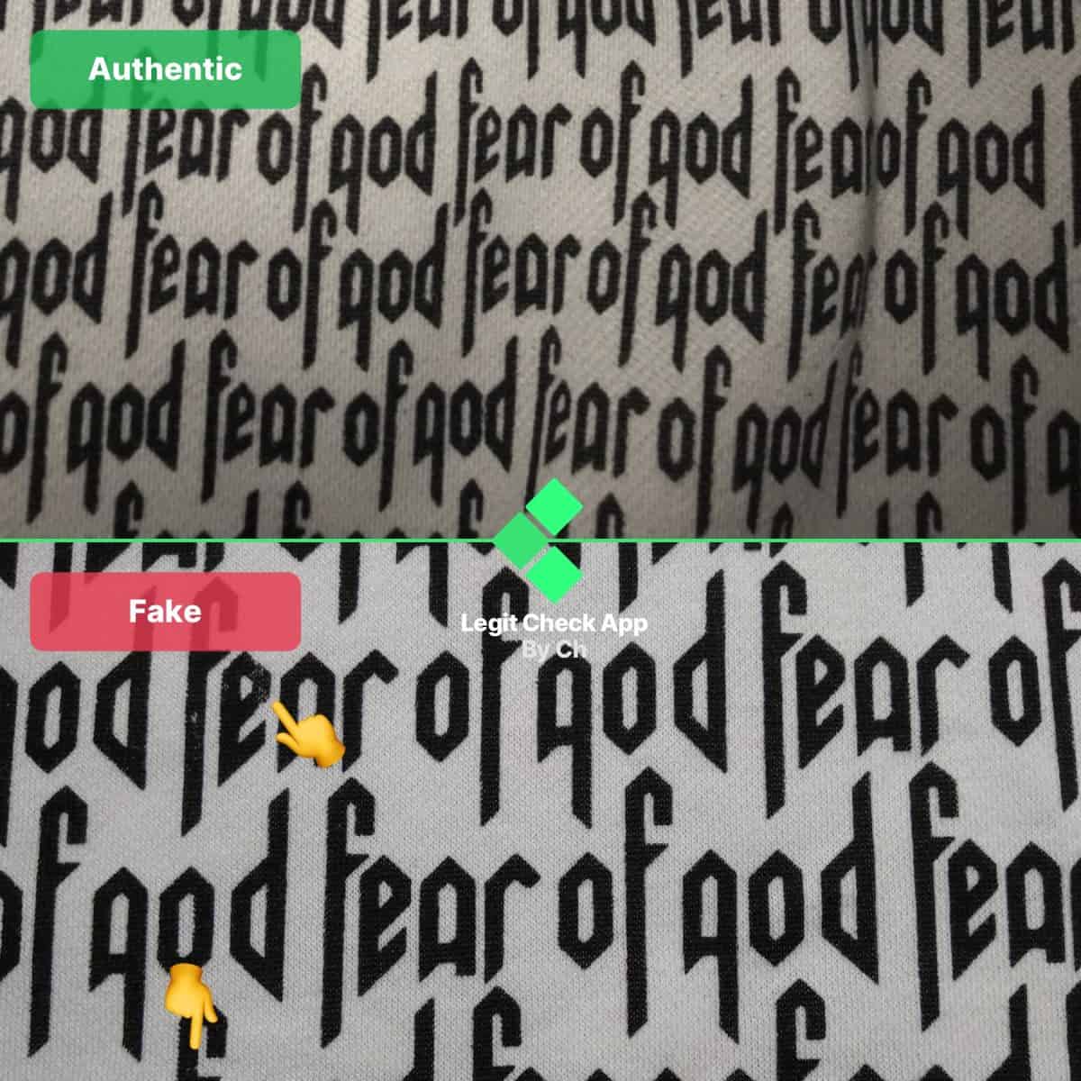 how to spot a fake fear of god hoodie