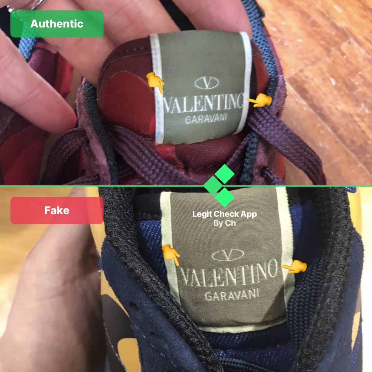 Valentino Rockrunner Fake VS Real Guide 
