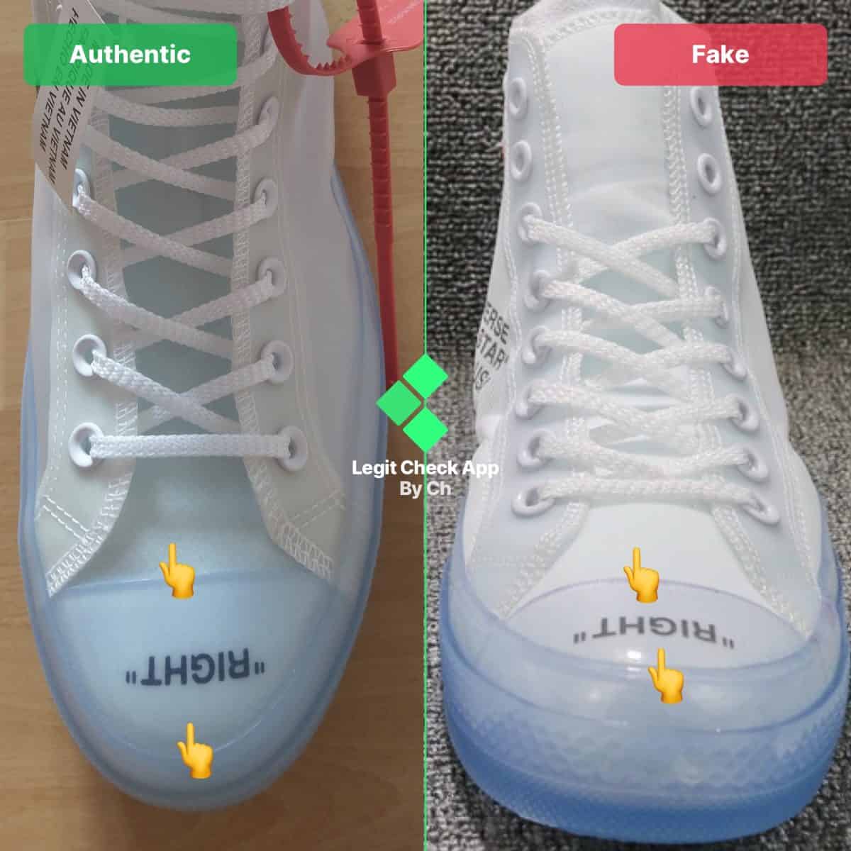 OffWhite Converse Panels