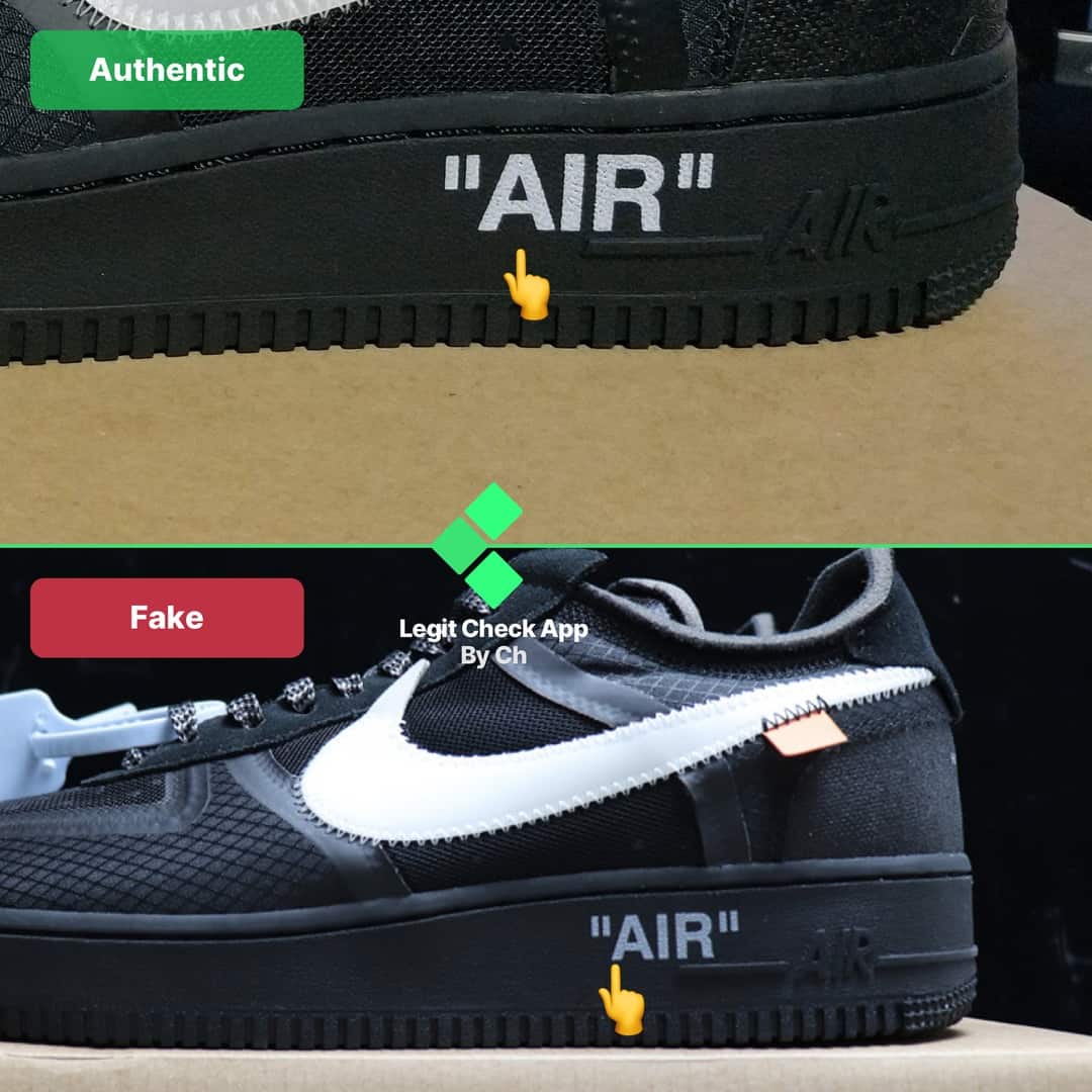 legit check air force 1 off white black