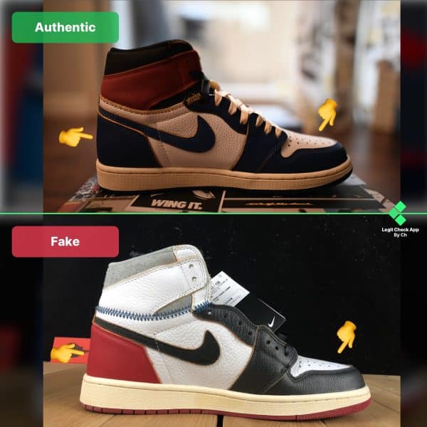 How To Spot Fake Union Air Jordan 1 (2024) - Legit Check