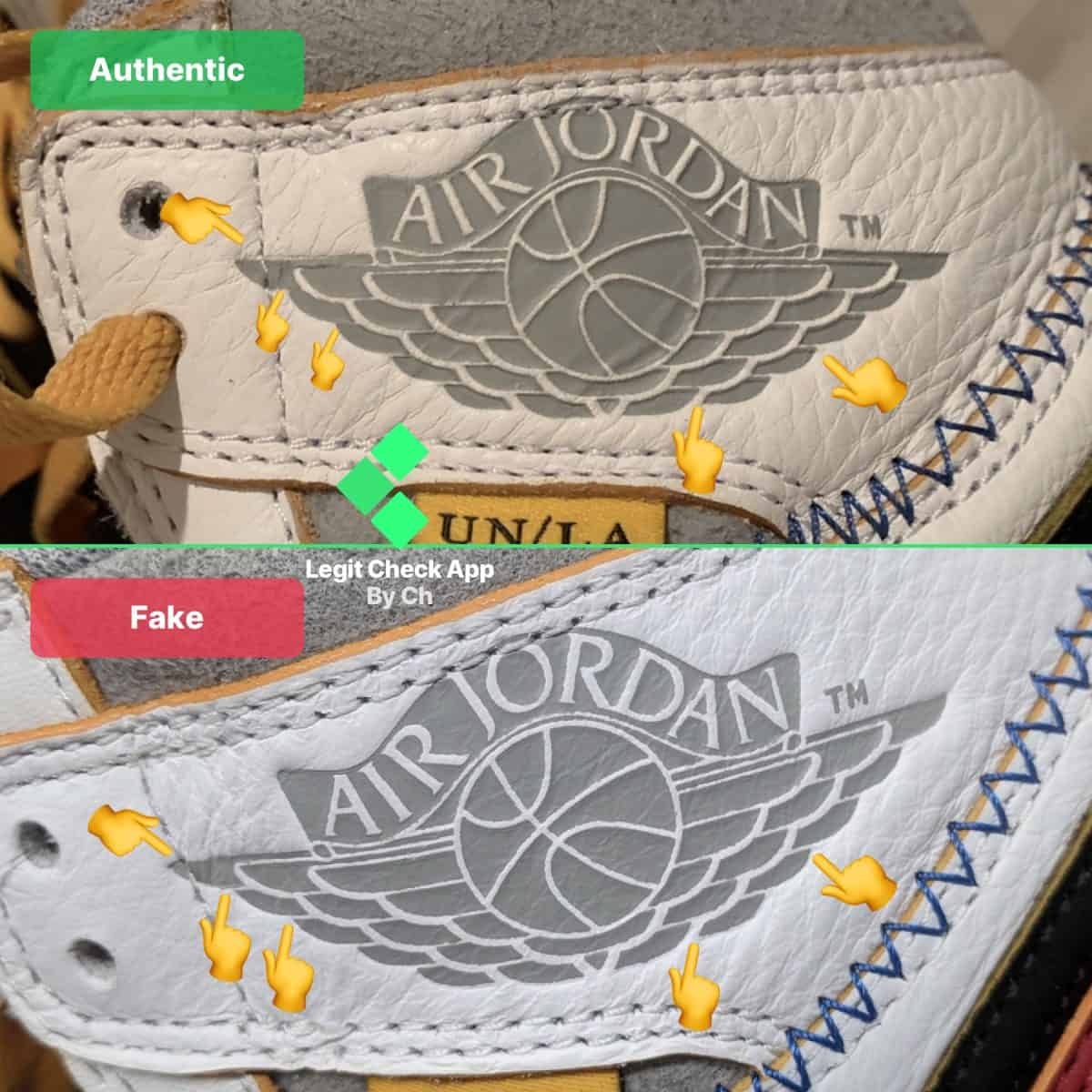 How To Tell If My Jordan 1 Union Is Fake