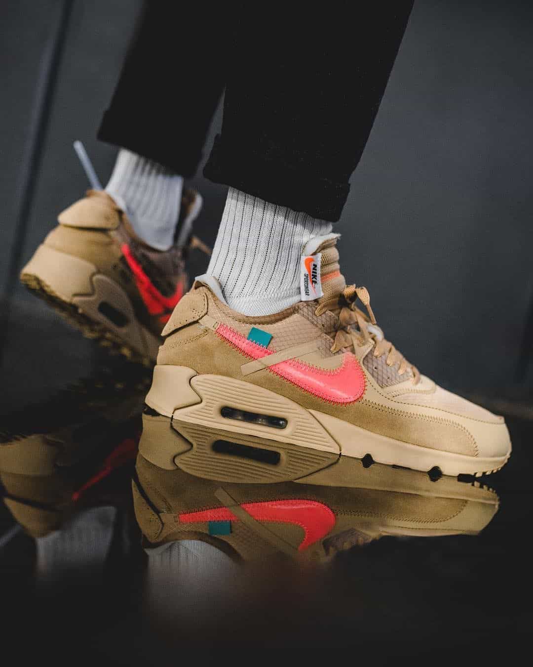 How To Spot Fake Off-White Air Max 90 Desert Ore - Legit Check By Ch