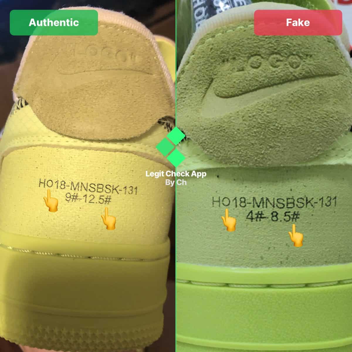 Off-White Air Force 1 Volt Green Real 