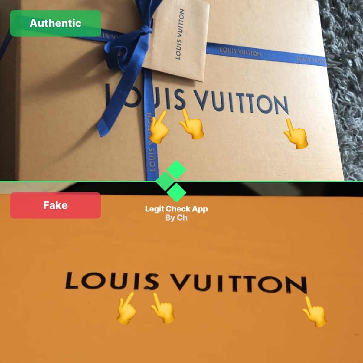 Louis Vuitton Real против FakeThe m