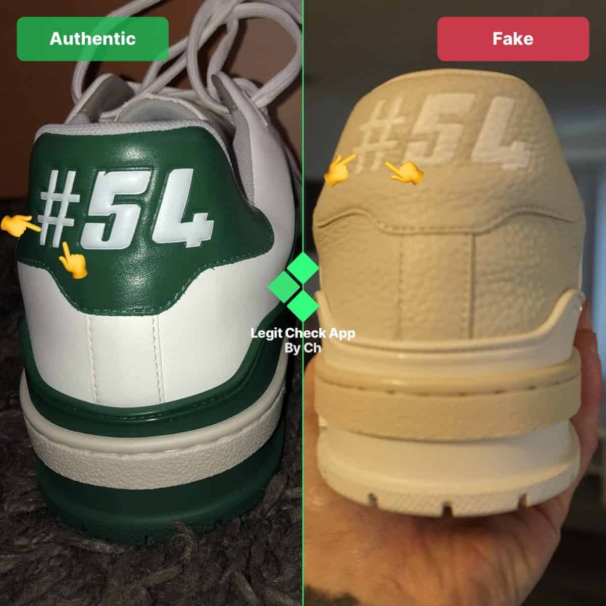how to tell fake louis vuitton sneakers