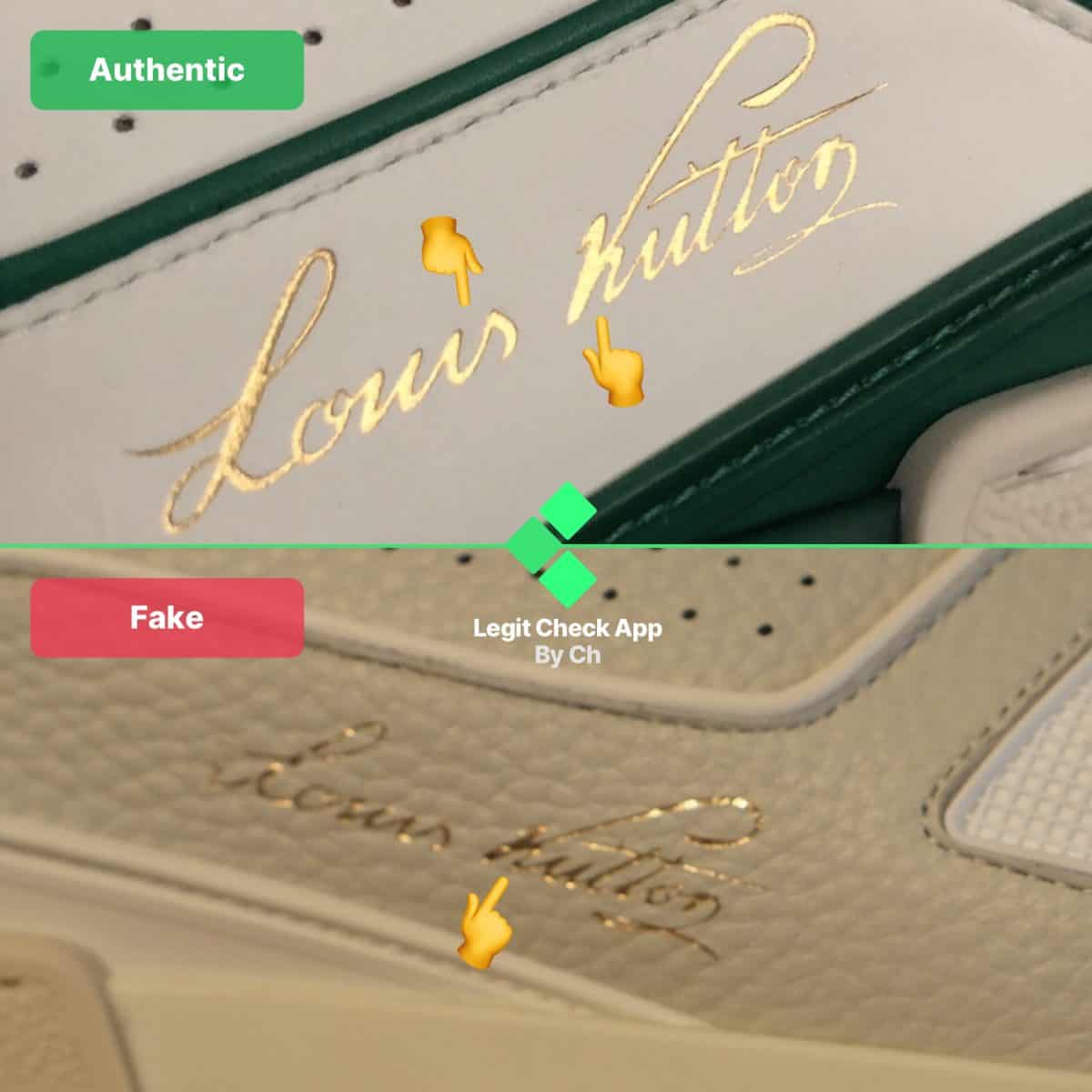 louis vuitton shoes authenticity check