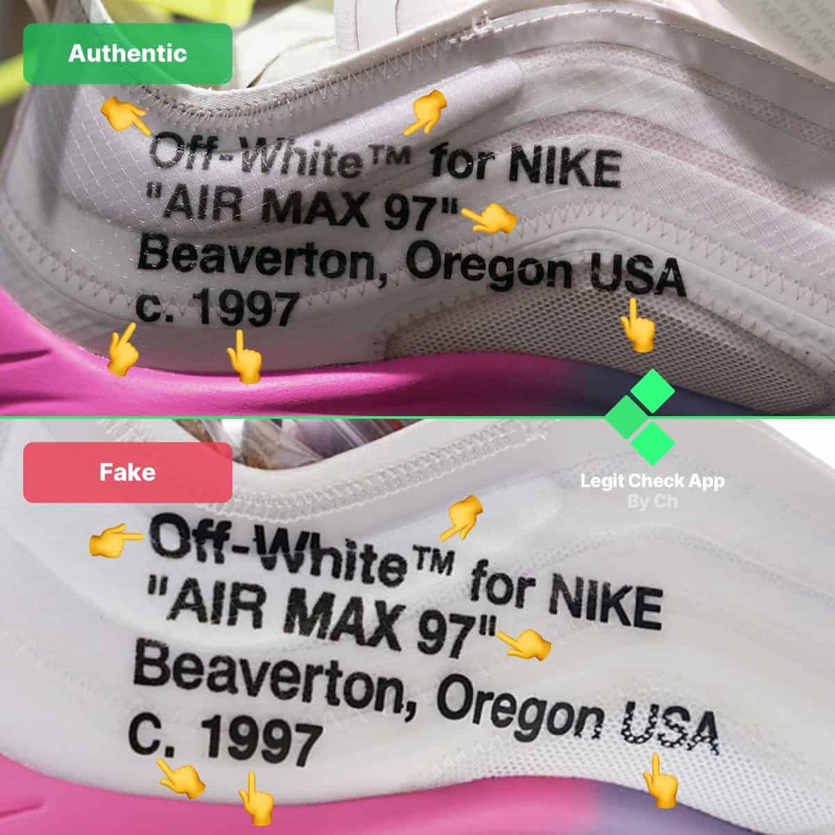how to tell fake off-white air max 97 serena williams