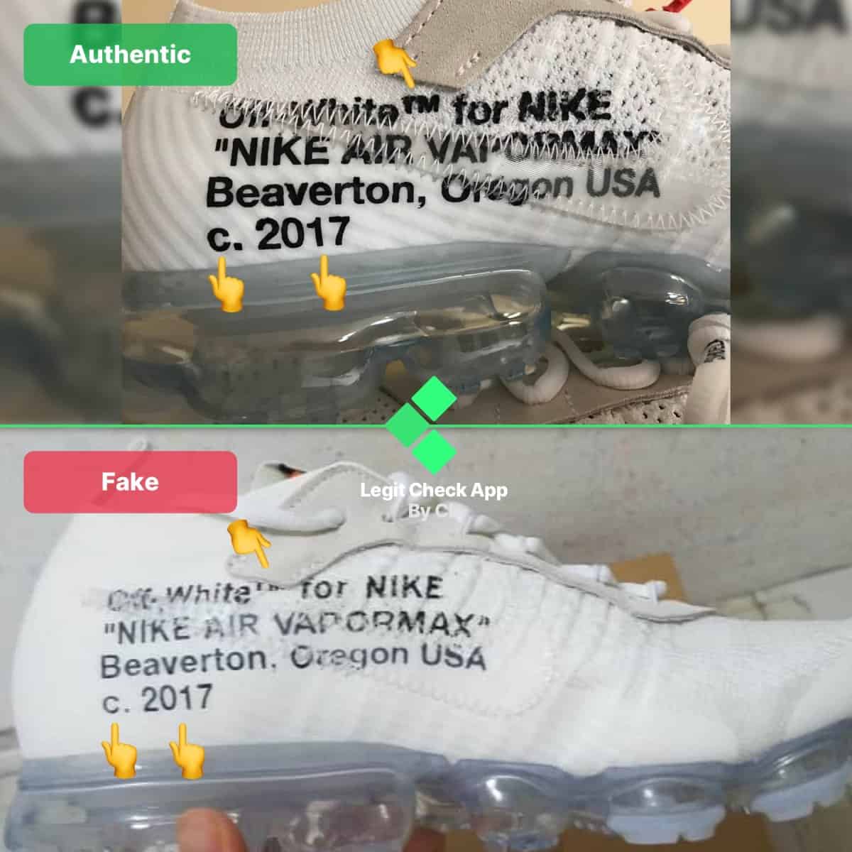 nike vapormax off white legit check