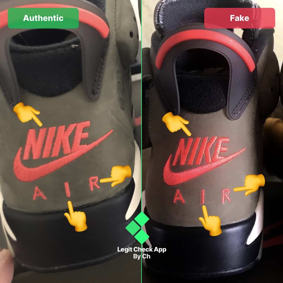 How To Spot Fake Jordan 6 Travis Scott 