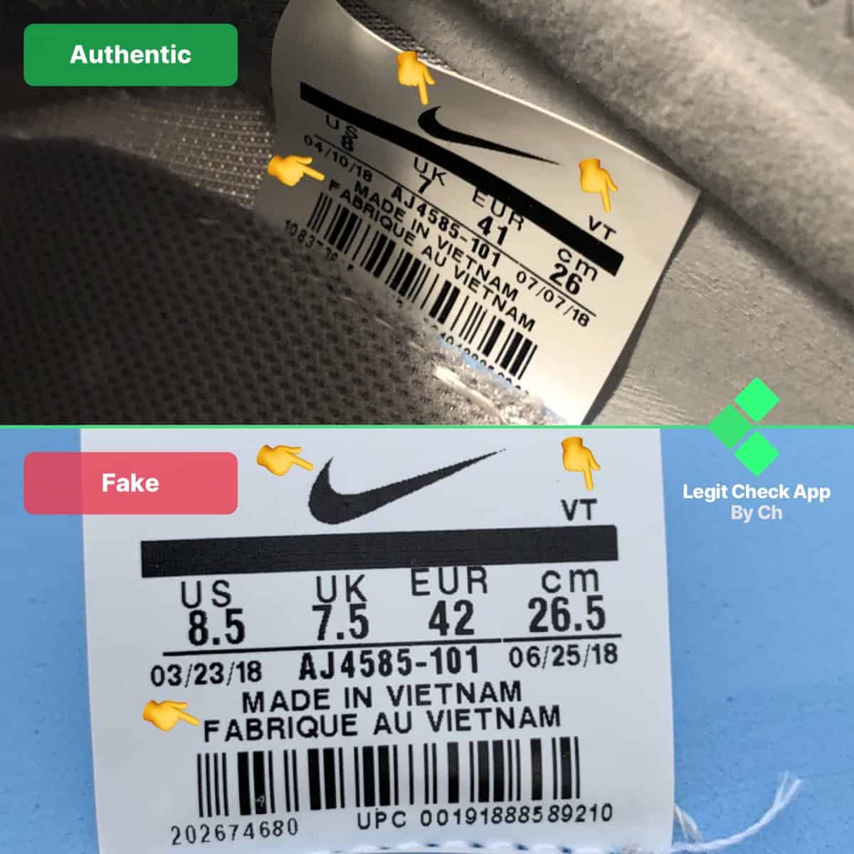 how can i spot fake off-white air max 97 menta