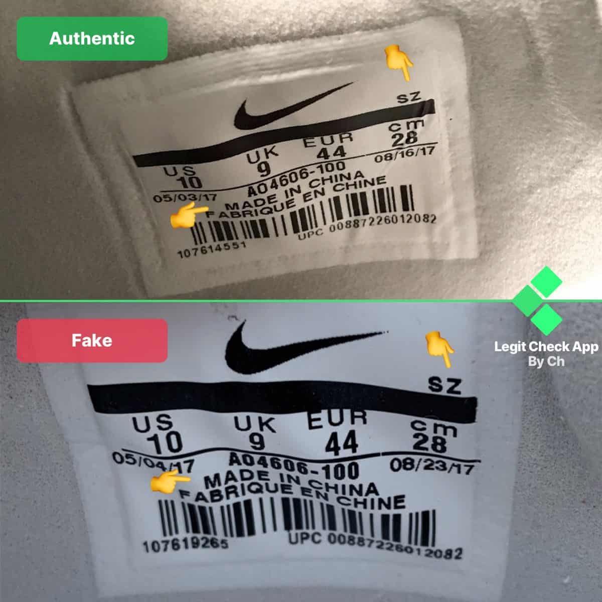Real Vs Fake Off White Sneakers