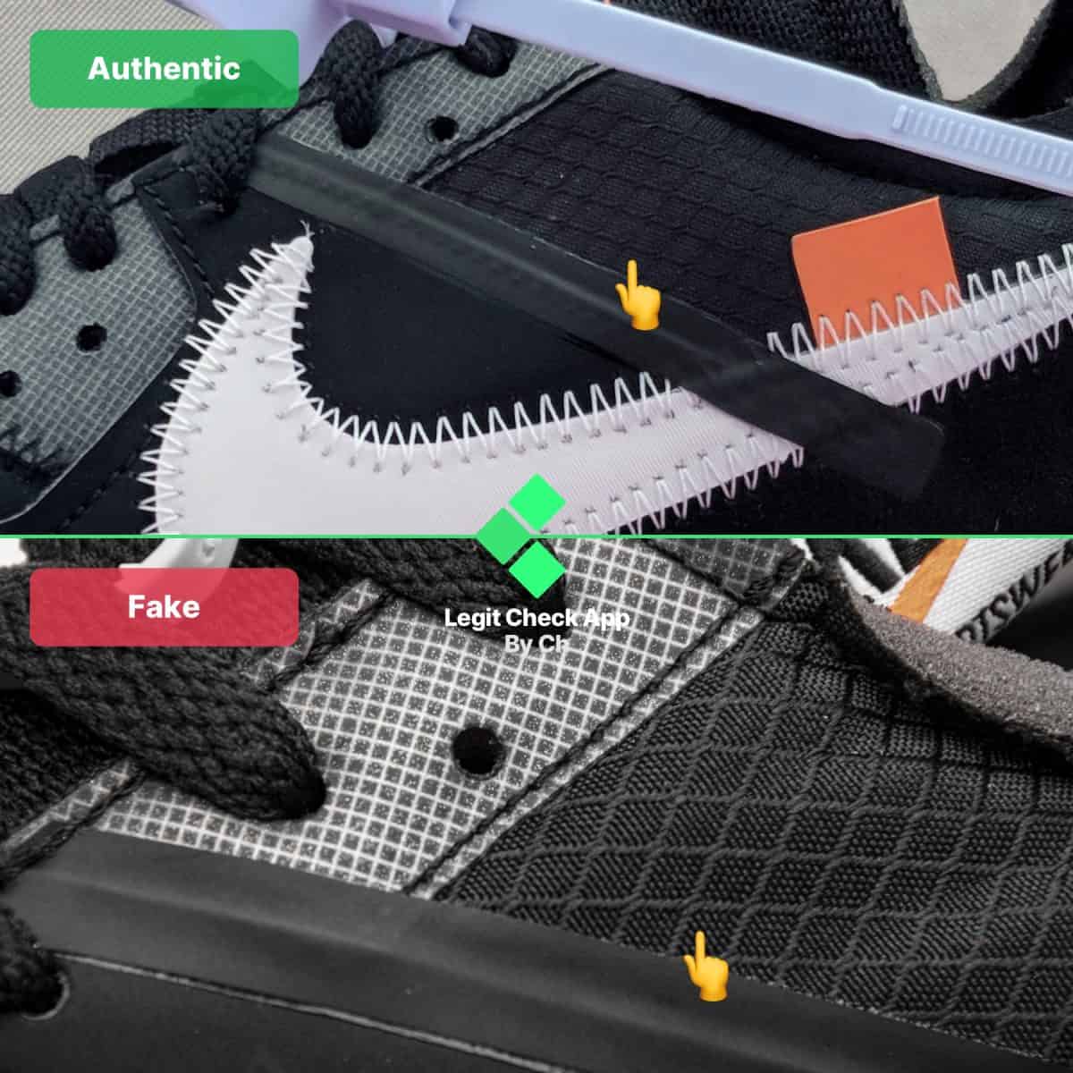 how can i spot fake off-white air max 90 black